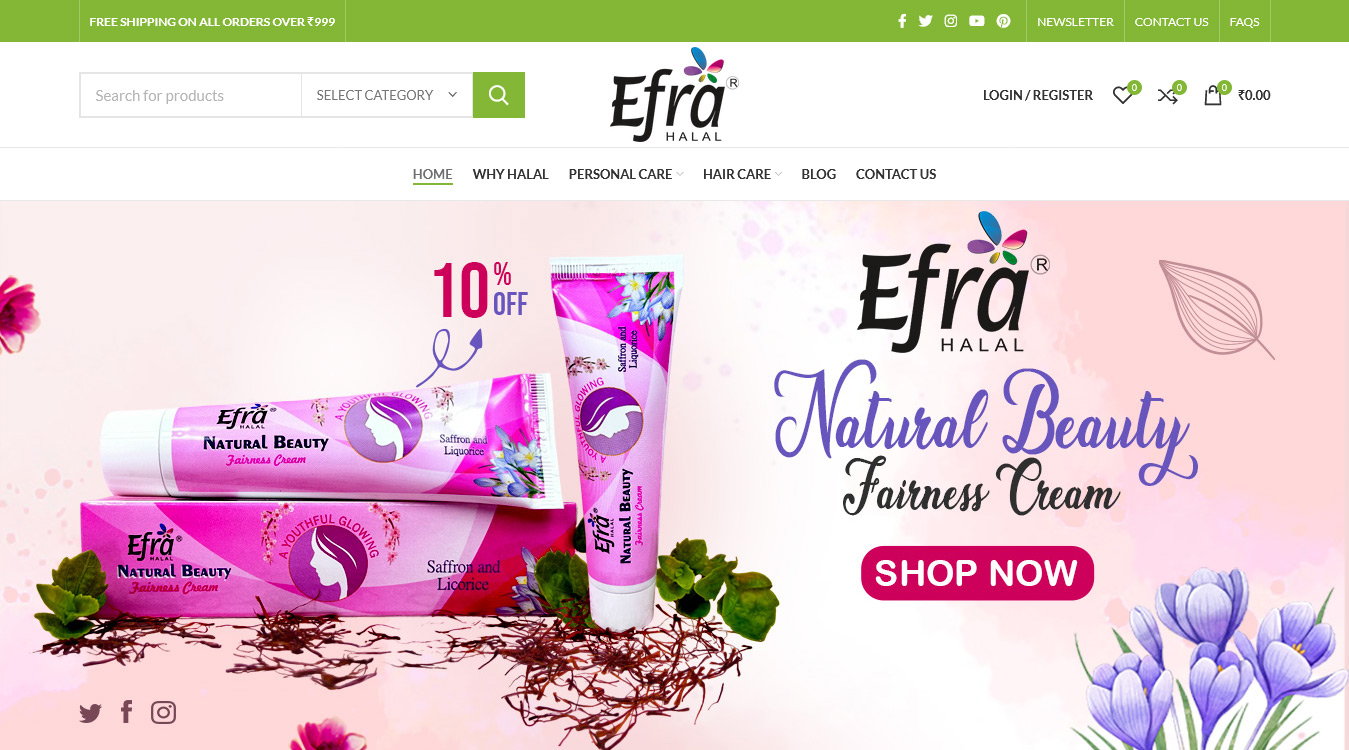 efrahalal design by masterwebtechnologies.com