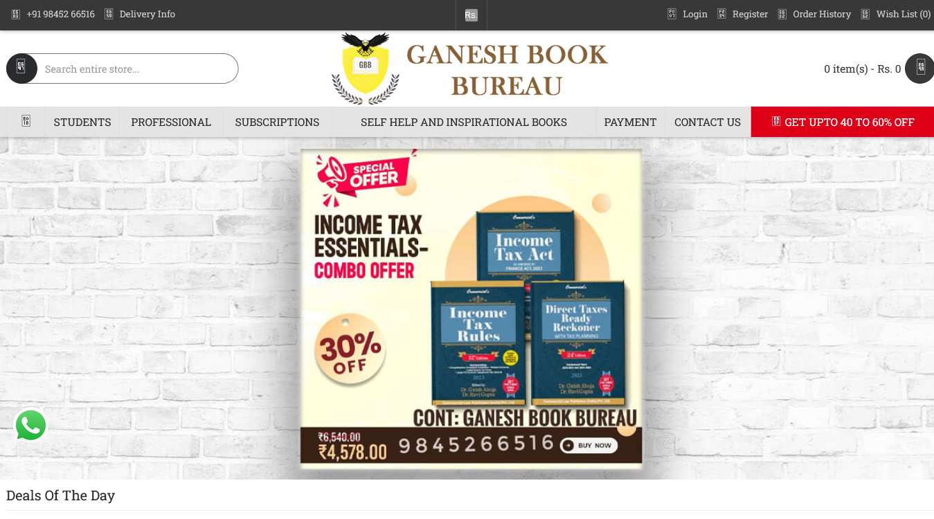 ganeshbookbureau design by masterwebtechnologies.com